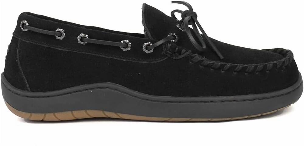 NEW TEMPUR-PEDIC men's therman slip-on shoes in black